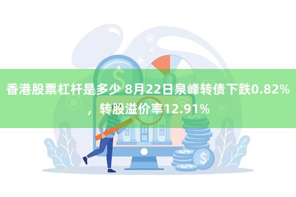 香港股票杠杆是多少 8月22日泉峰转债下跌0.82%，转股溢价率12.91%