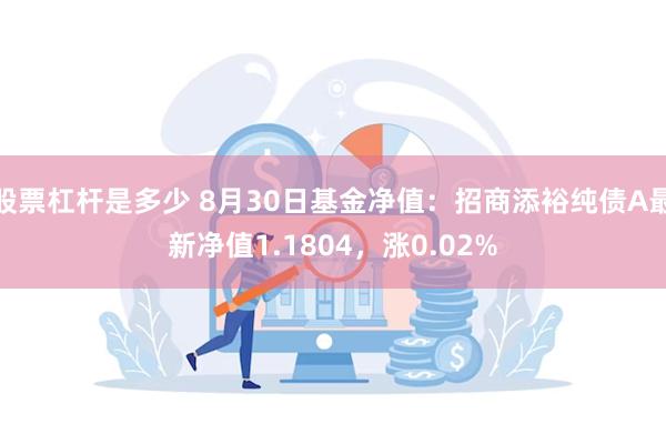 股票杠杆是多少 8月30日基金净值：招商添裕纯债A最新净值1.1804，涨0.02%